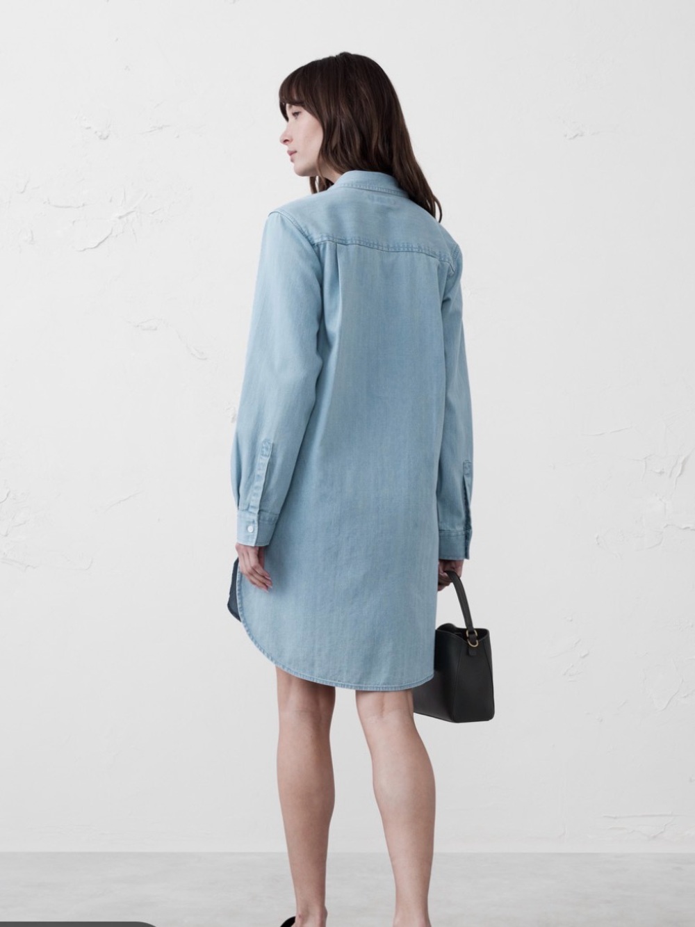 Banana Republic denim Dress - Casual Button-Down shirt dress - Picture 2 of 6